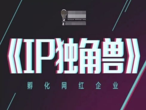 IP独角兽，孵化网红企业，ip教程-创客空间