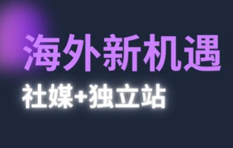 2025出海新机遇(社媒+独立站)，海外新机遇，实现独立站的高效运营与出海-创客空间