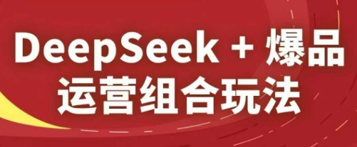 DeepSeek+爆品运营组合玩法，2025淘系精品课-创客空间