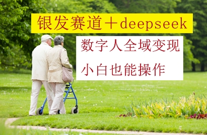 银发赛道+deepseek数字人全域变现，小白也能操作-创客空间
