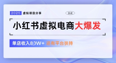 小红书虚拟电商项目，平台大力免费流量扶持，低门槛1拖3玩法-创客空间