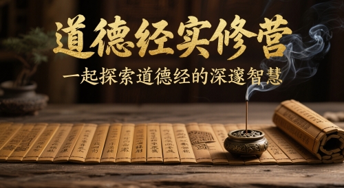 道德经实修营，一起探索道德经的深邃智慧-创客空间