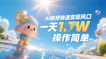 Ai视频变现风口，一天收入多张，收入无上限，操作简单-创客空间