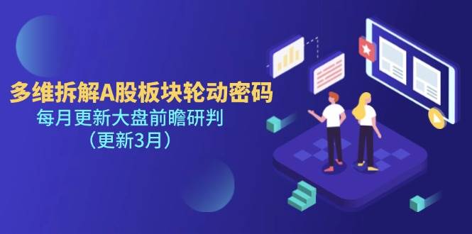 多维拆解A股板块轮动密码，每月更新大盘前瞻研判（更新3月）-创客空间