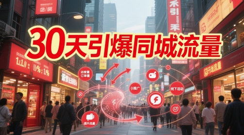30天引爆同城流量：团购篇 认知篇 流量篇 来客篇 达人篇 老板人设IP篇 投流篇-创客空间